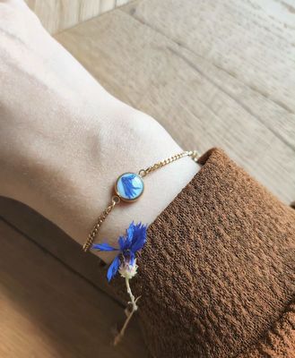 Moedermelk armband : korenbloem vruchtbaarheid