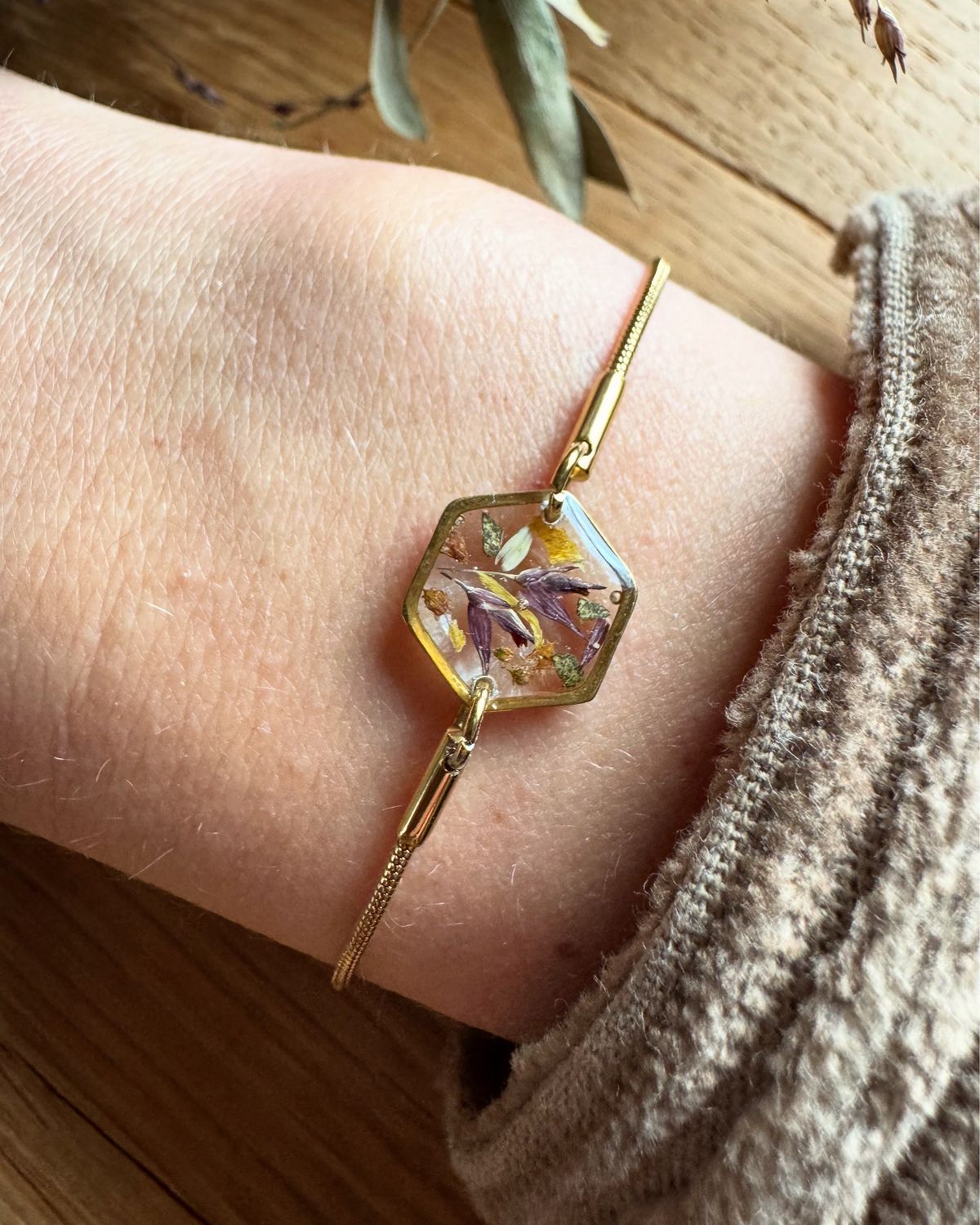 Armband op maat: klein hex