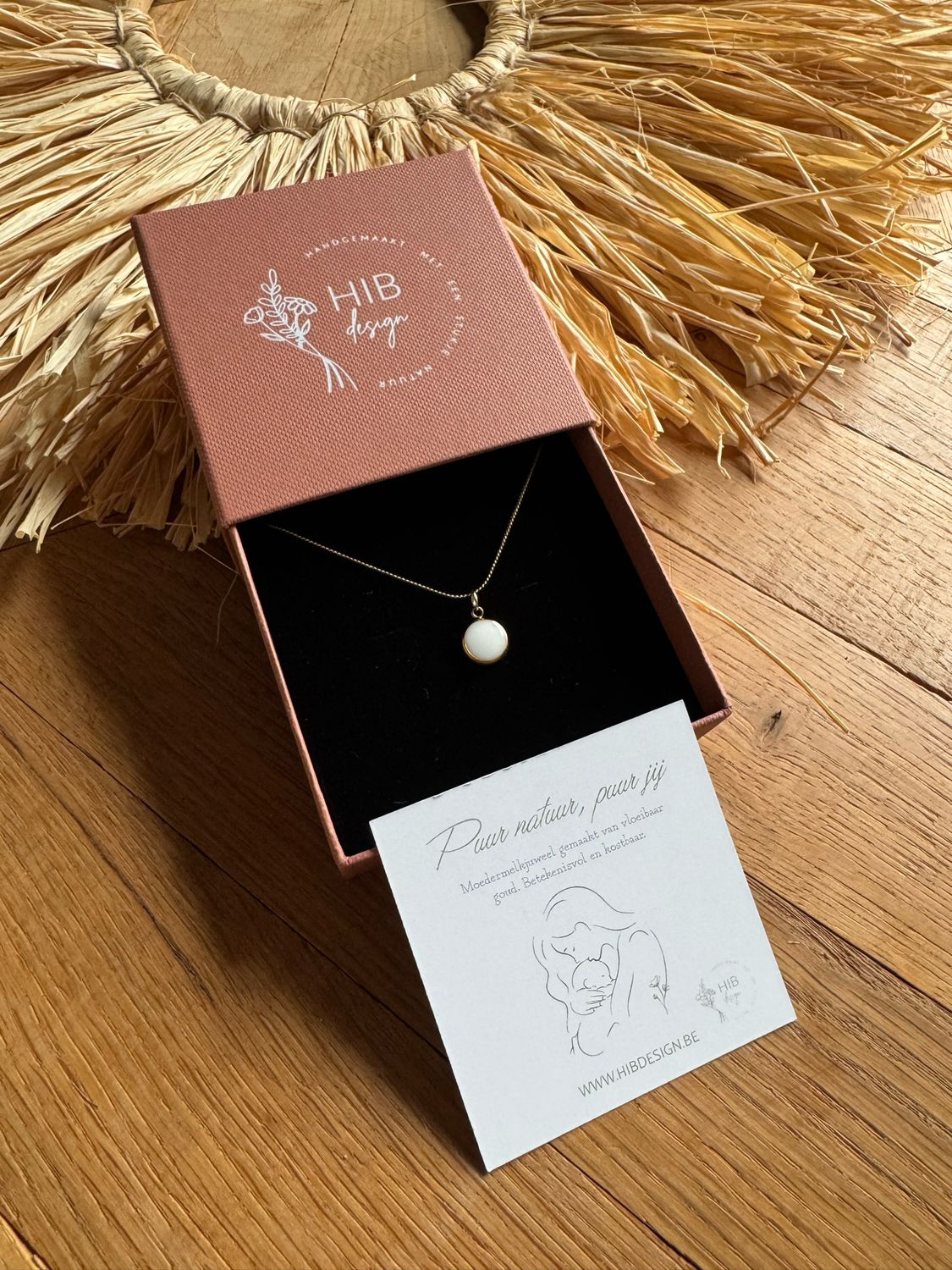 Moedermelk ketting: goud 10 mm