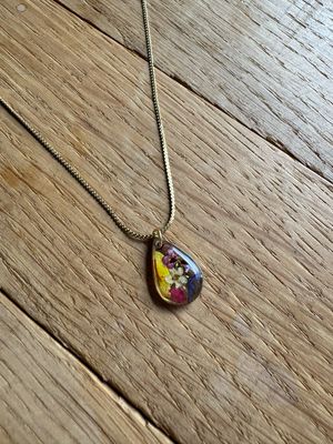 Ketting op maat: drop goud