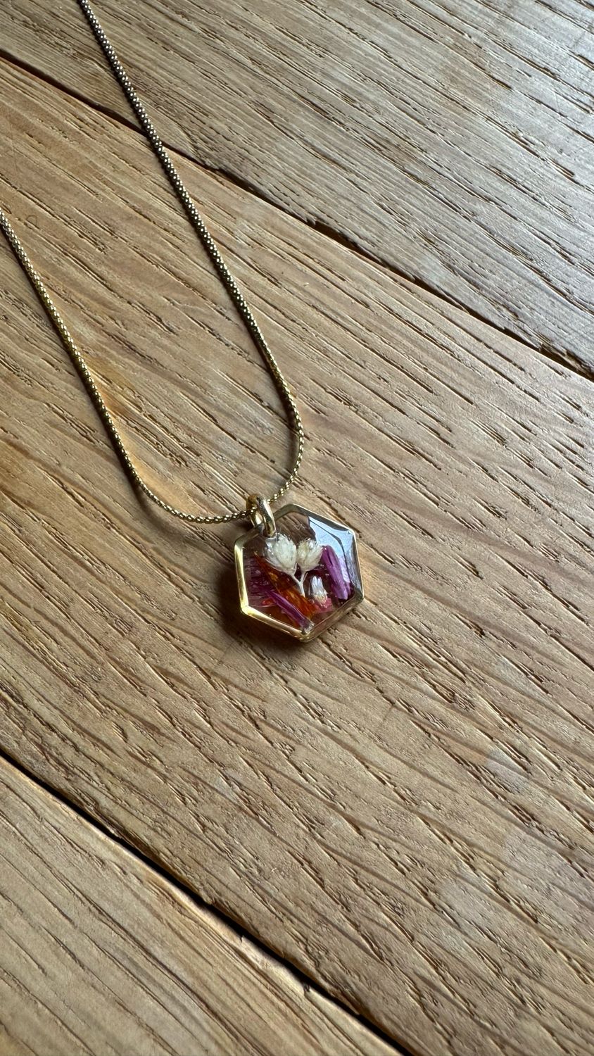 Ketting op maat: hex klein