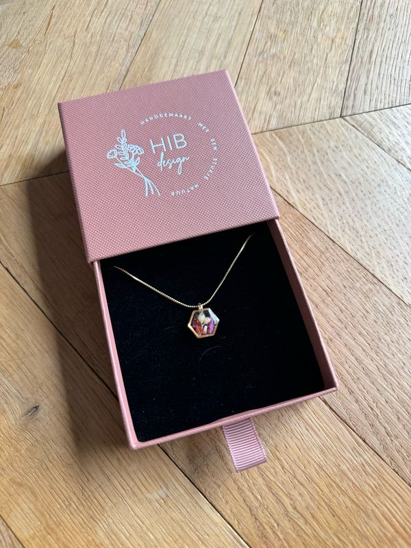 Ketting op maat: hex klein