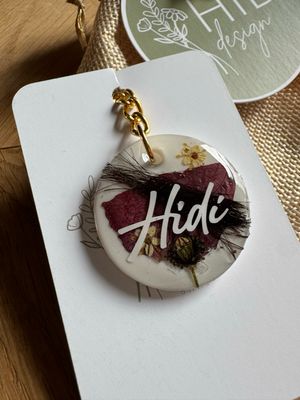 Sleutelhanger: op maat met haartjes