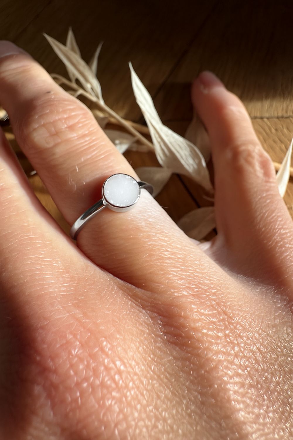Moedermelk ring: zilver