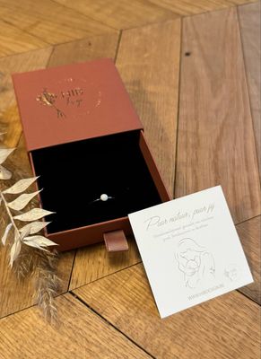 Moedermelk ring: zilver