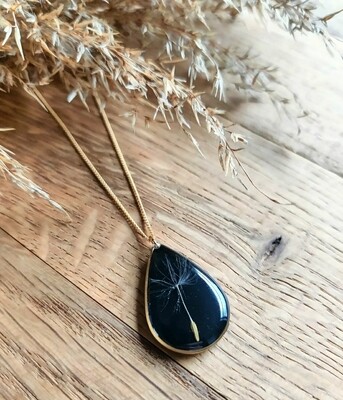 DANDELION: ketting drop goud