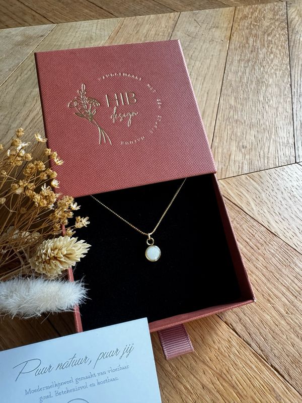 Moedermelk ketting rond: 6mm