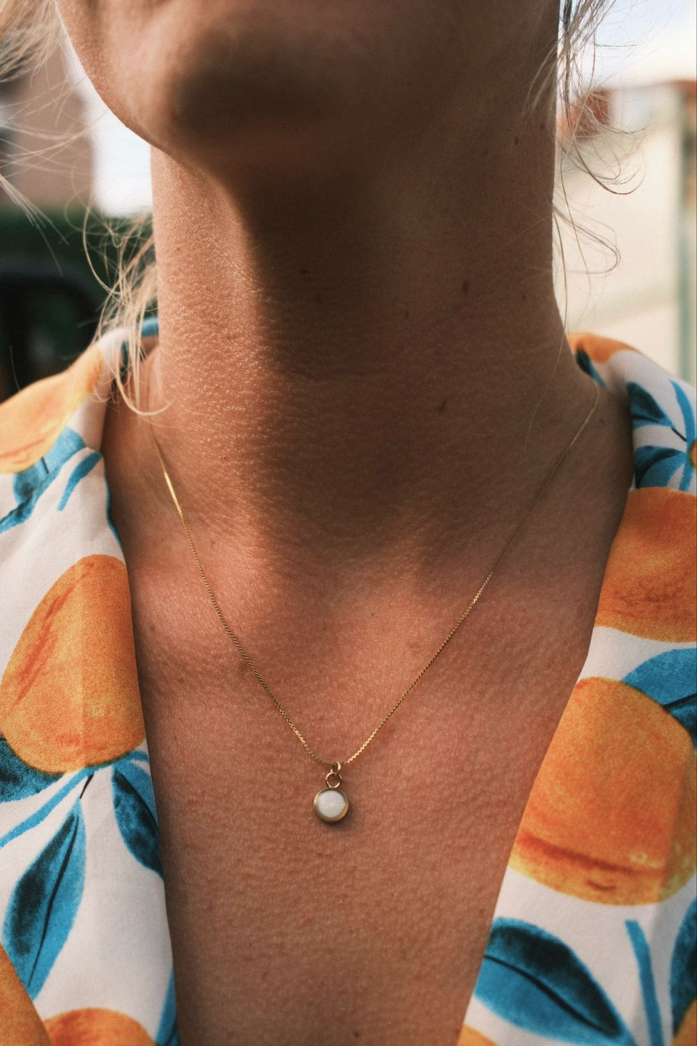 Moedermelk ketting: goud 6mm