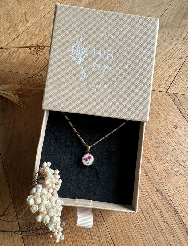 Moedermelk ketting rond: Queen Anne’s Lace