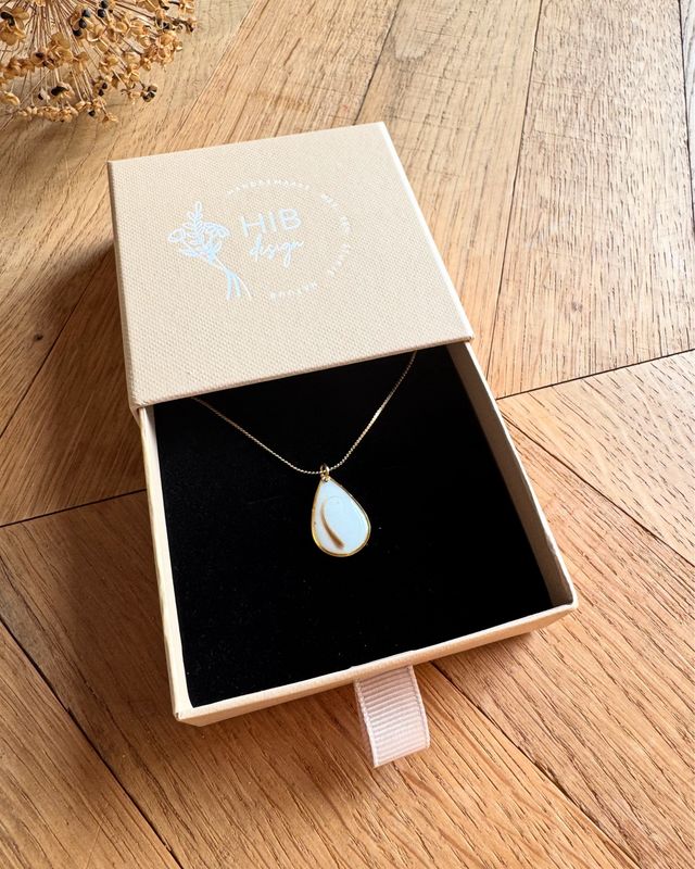 Moedermelk ketting drop: + haartjes
