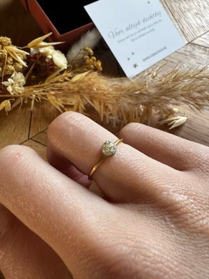 Asring: met goudschilfers