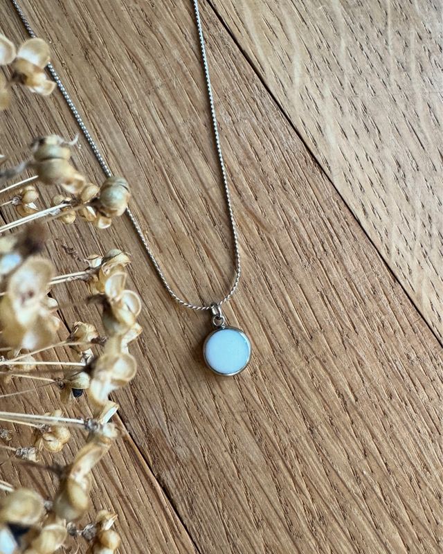 Moedermelk ketting: zilver 10 mm