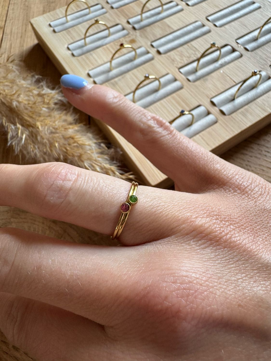 Geboortering: goud / zilver