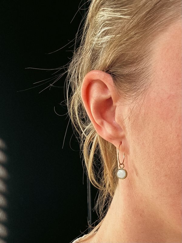 Moedermelk oorbellen: hoops
