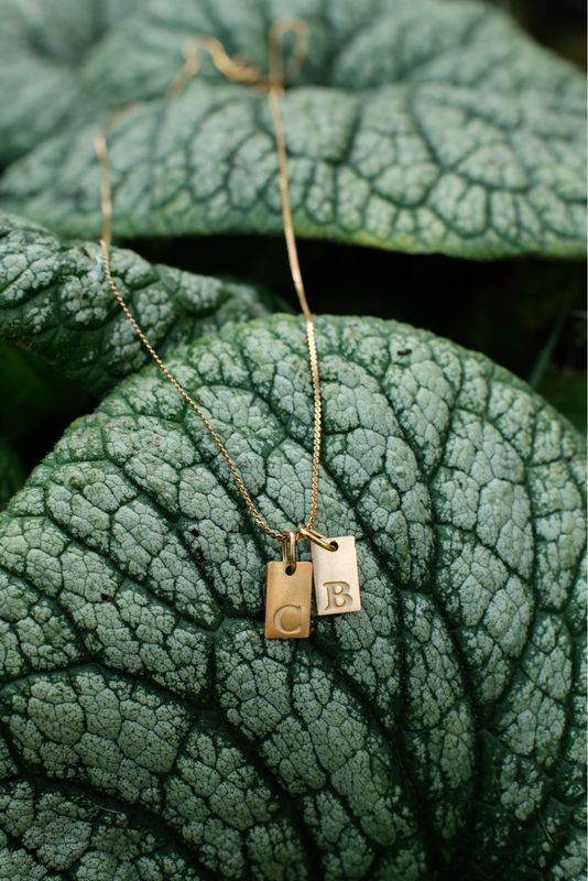 Ketting goud: Initials