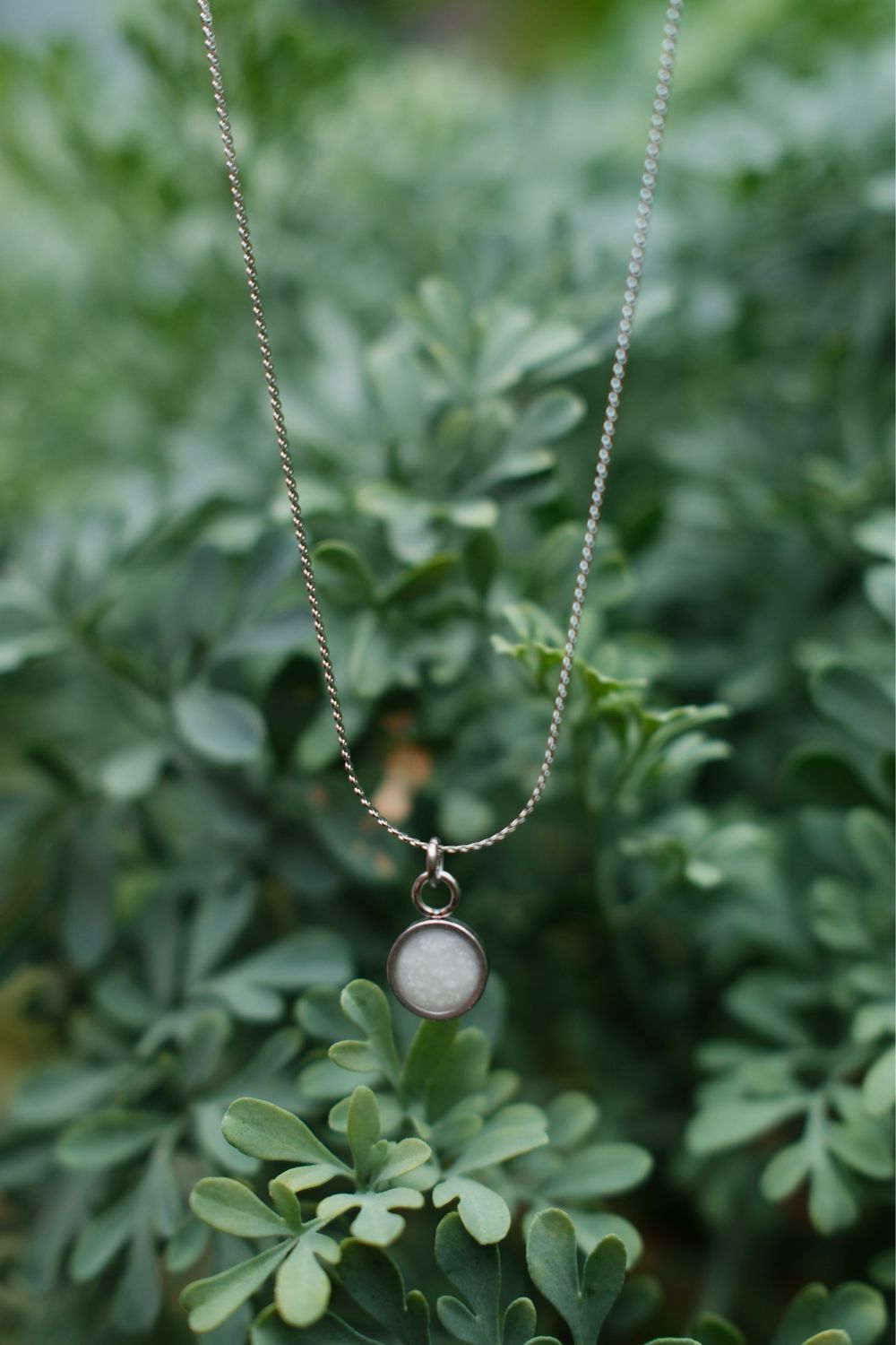 Moedermelk ketting rond: zilver 6mm