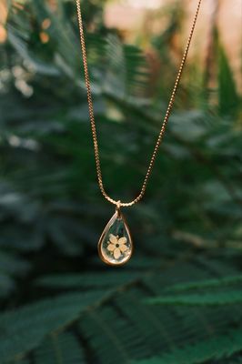 Elderflower: ketting goud drop
