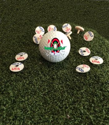 NeverLostGolf ™ Golf USA  ball marker