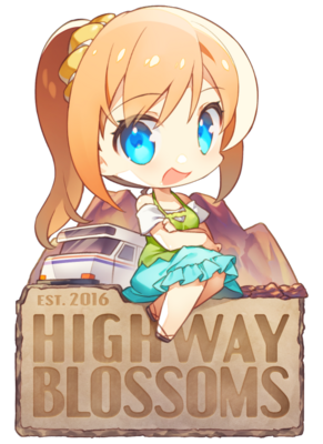 Highway Blossoms Anniversary Keychain - Marina