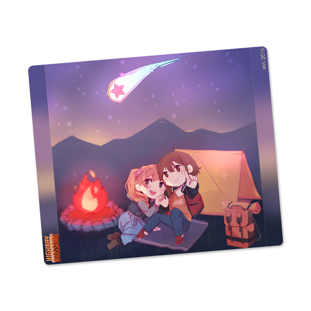Highway Blossoms Stargazing Mousepad