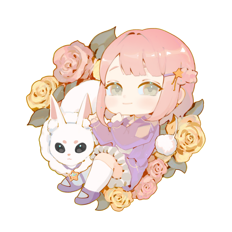 [Cliven x Élan] Melanie Acrylic Keychain