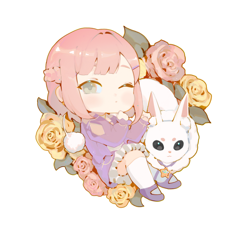 [Cliven x Élan] Melanie Acrylic Keychain
