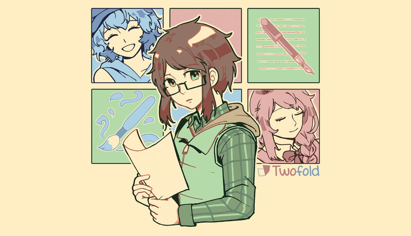 Twofold Pencil Case