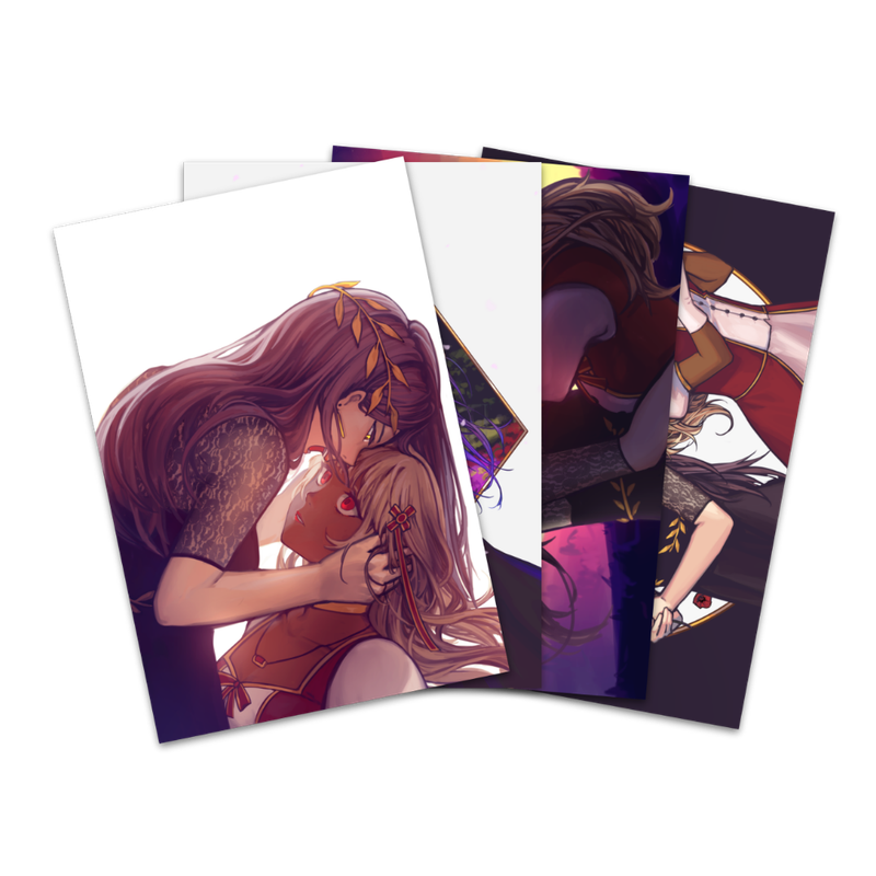 Without a Voice Postcard Set (Set of 4)