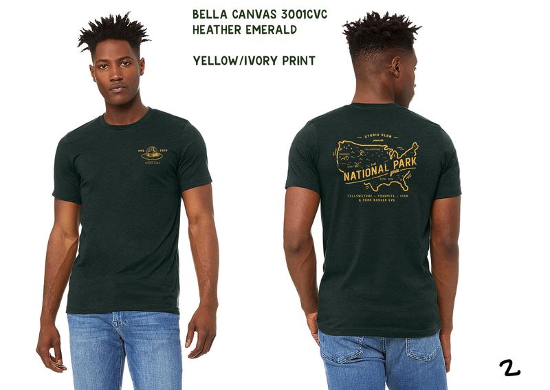 National Park Girls Map T-shirt