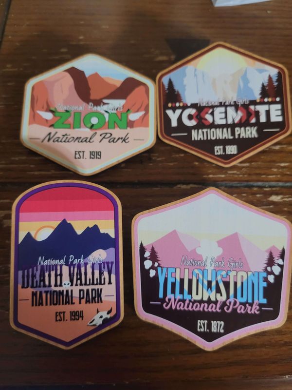 National Park Girls Pin Set