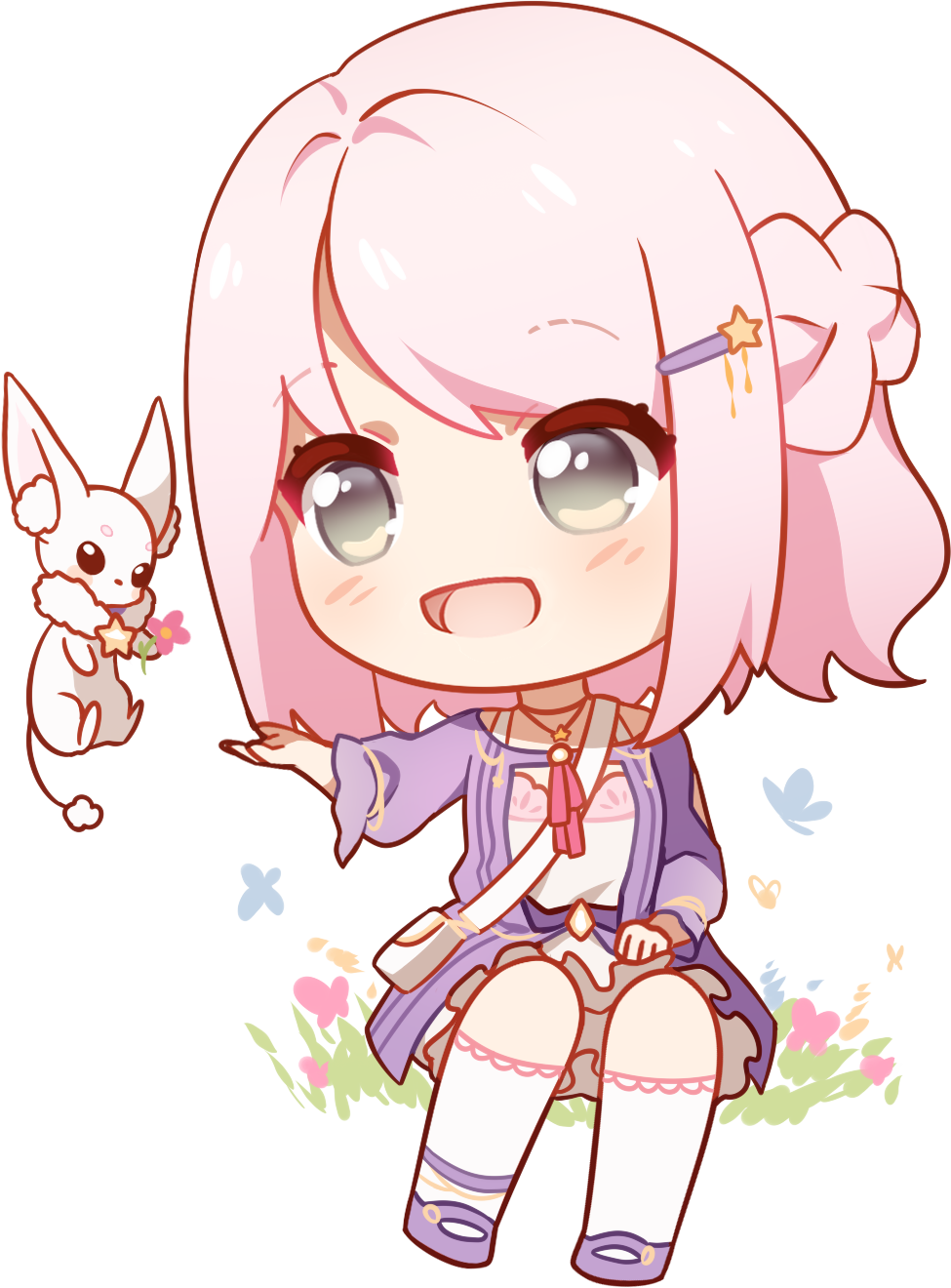 Melanie & Fay Keychain