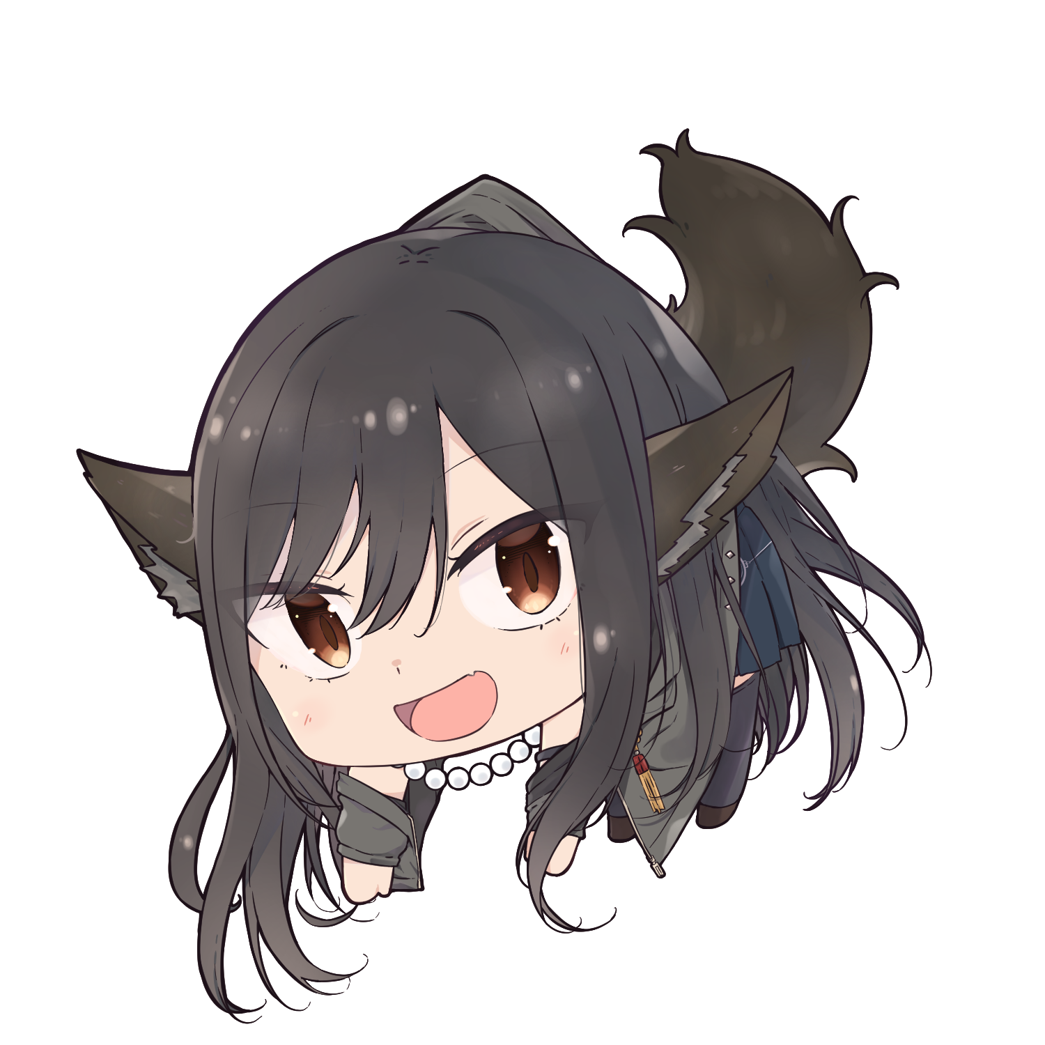 Pinched Miho Keychain