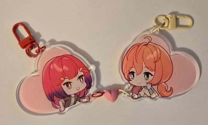 HotW Clasping Keychain Pair - Tara x Morgan