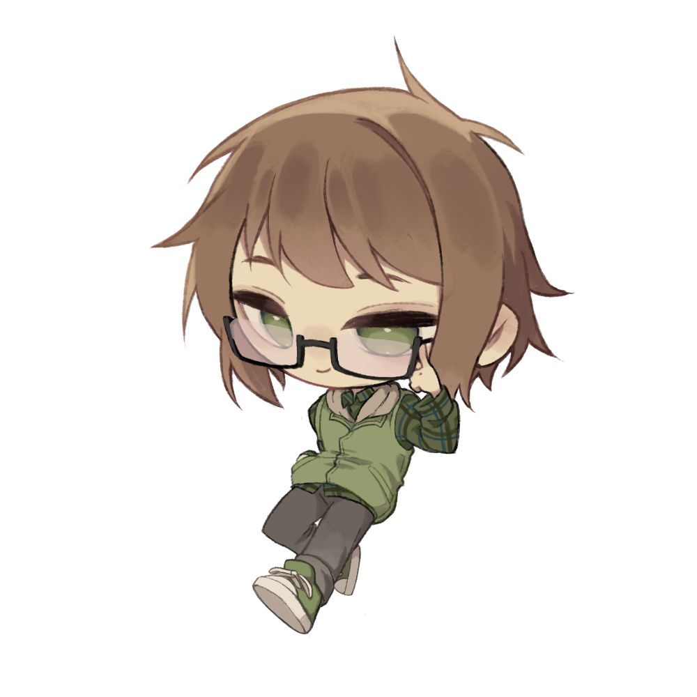 Twofold Keychain - Olive