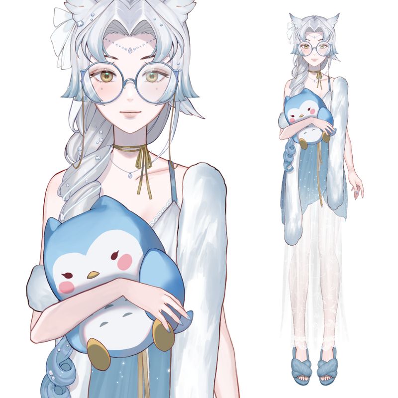 Mia Acrylic Standee - Nightgown Outfit [Pre-order]