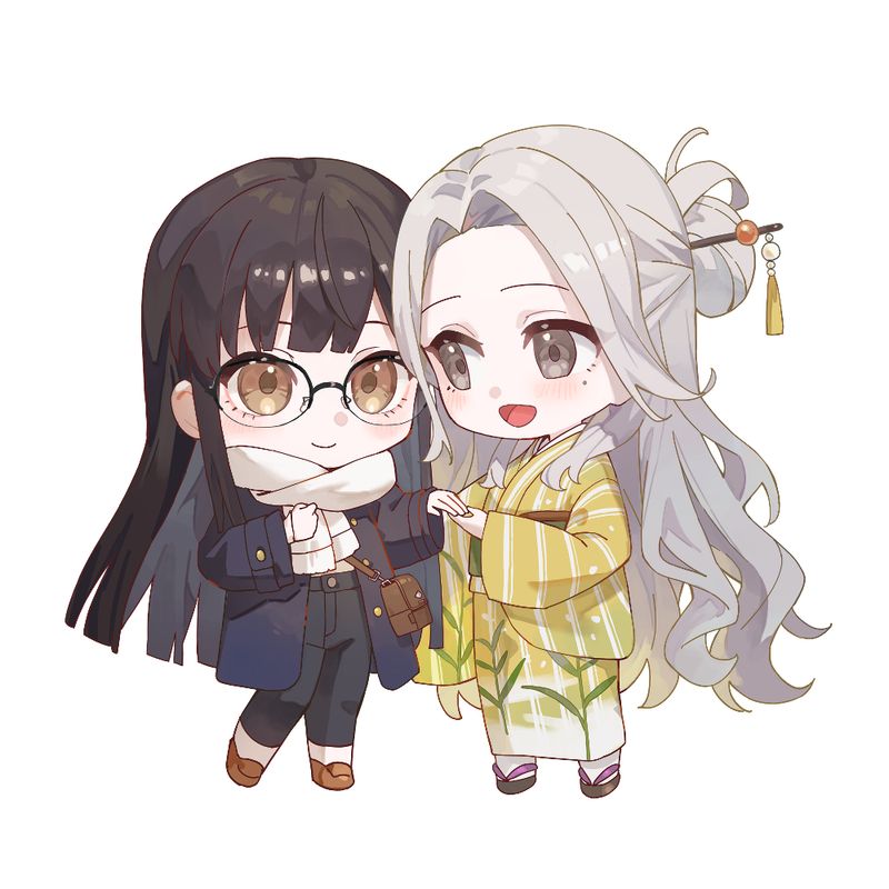 [Pre-order] ATIB Thick Acrylic Standee - Honoka x Yasue