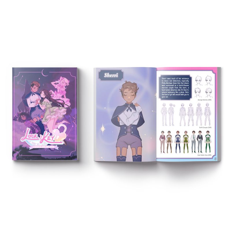 Lock & Key: A Magical Girl Mystery Original Artbook - Physical Copy