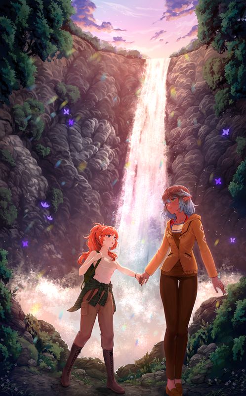 National Park Girls Love Our Parks KV Fabric Poster (Pre-order)