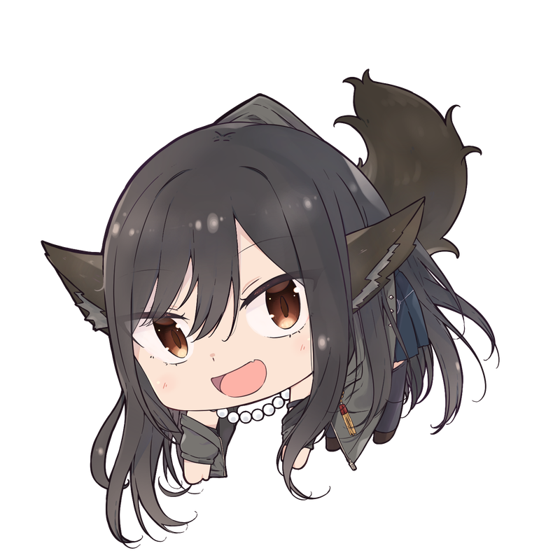 Pinched Miho Keychain