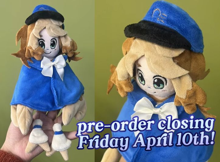 Rain Plushie w/ Postcard [PRE-ORDER] [See notes]