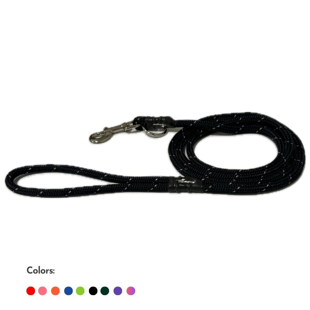 The Walkie | Large Reflective | Black | For dogs 26-150 lbs