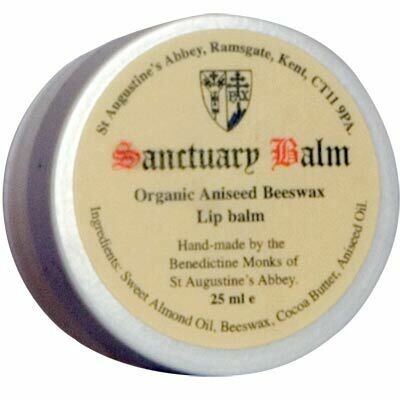 25ml Sanctuary Organic Lemon and Aniseed Beeswax Lip Balm