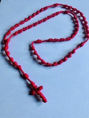 CHILWORTH ROSARY BEADS - red