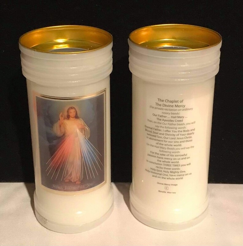 Divine Mercy pillar candle