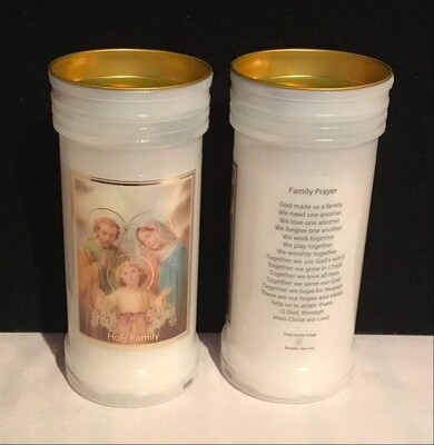 The Holy Family pillar candle
