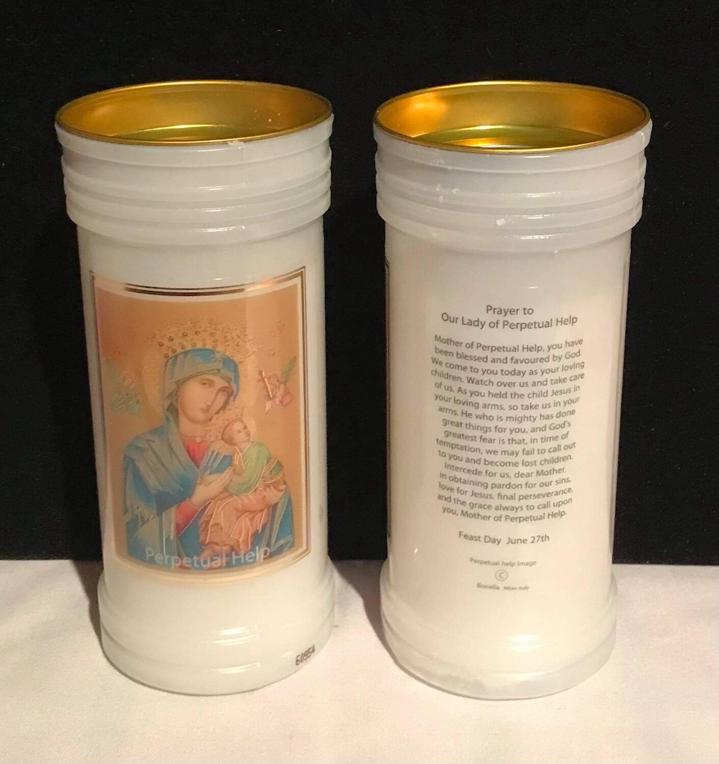 Our Lady of Perpetual Help pillar candle