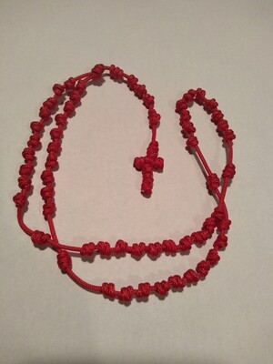 CHILWORTH ROSARY BEADS - SMALL/red