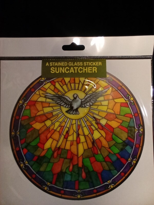 Holy Spirit Sun Catcher, Tiffany style