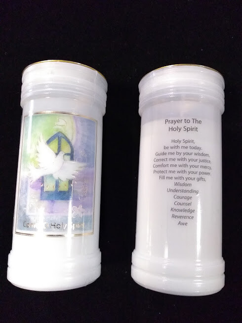 ​Come O Holy Spirit pillar candle