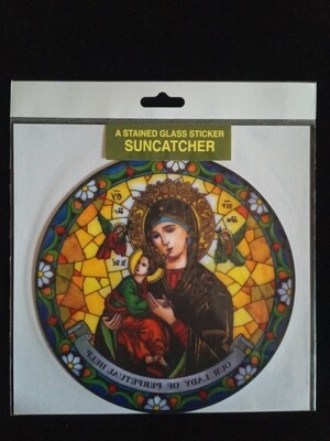 Our Lady of Perpetual Help Sun Catcher